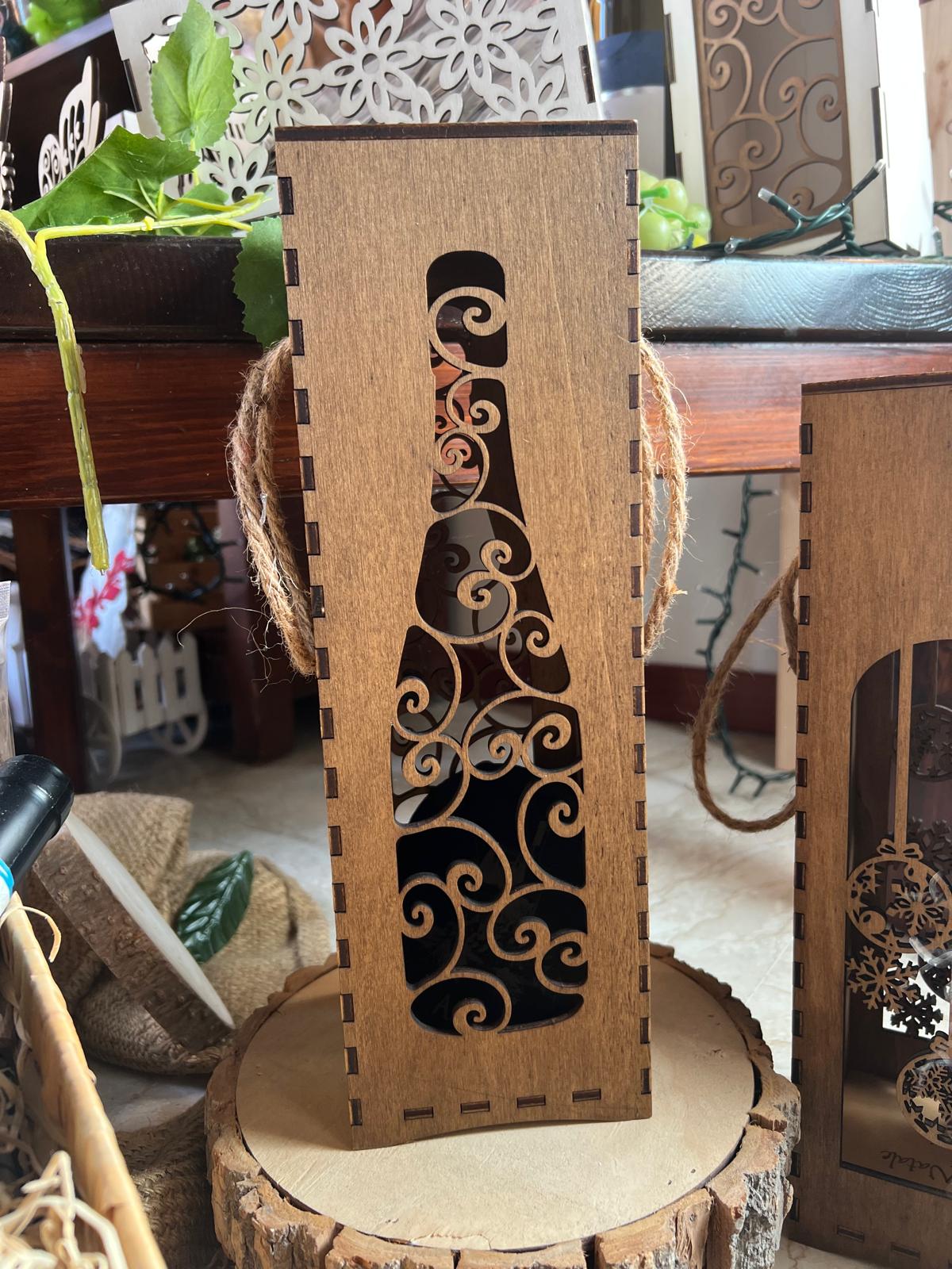 Scatola portabottiglie - Design bottiglia